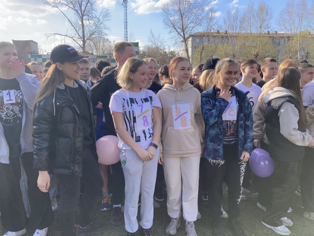Лицейская спартакиада «Равнение на победу».